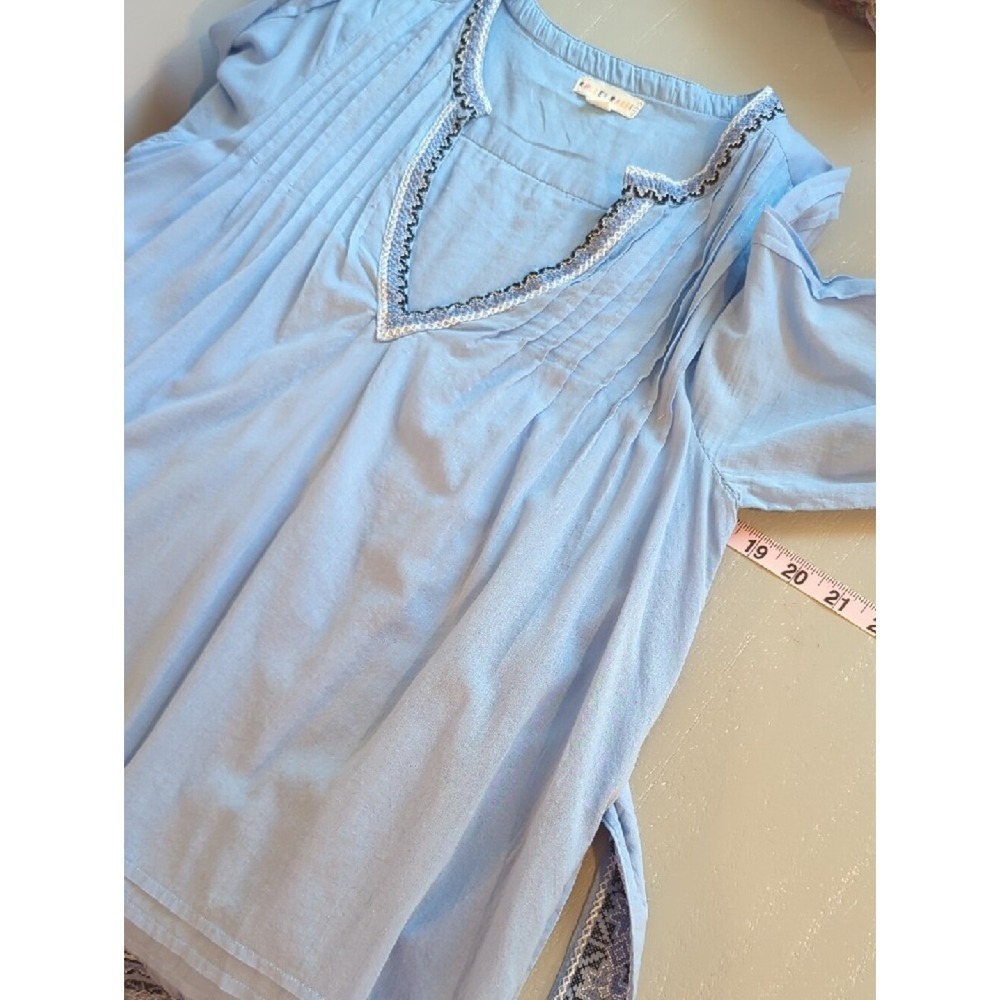 Roller‎ Rabbit Dress Puff Sleeve Embroidered Belted size Small image 9